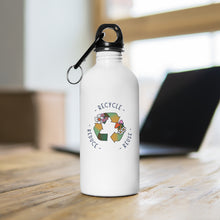 Load image into Gallery viewer, Recycle Reduce Reuse Water Bottle