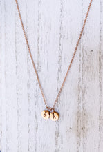 Load image into Gallery viewer, Custom intial necklace