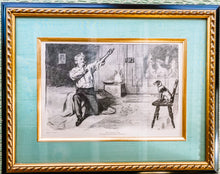 Load image into Gallery viewer, Vintage drawing of an actor from the Breakers Palm Beach hotel